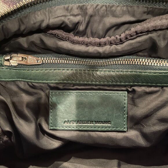 Special Ed Alexander Wang soft lambskin leather purse bag in RARE English Green - Picture 6 of 8